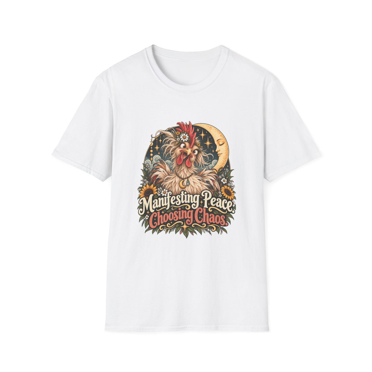 "Manifesting Peace, Choosing Chaos" Graphic T-Shirt