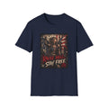 "Raise Hell Stay Free" American Flag Fairy T-Shirt