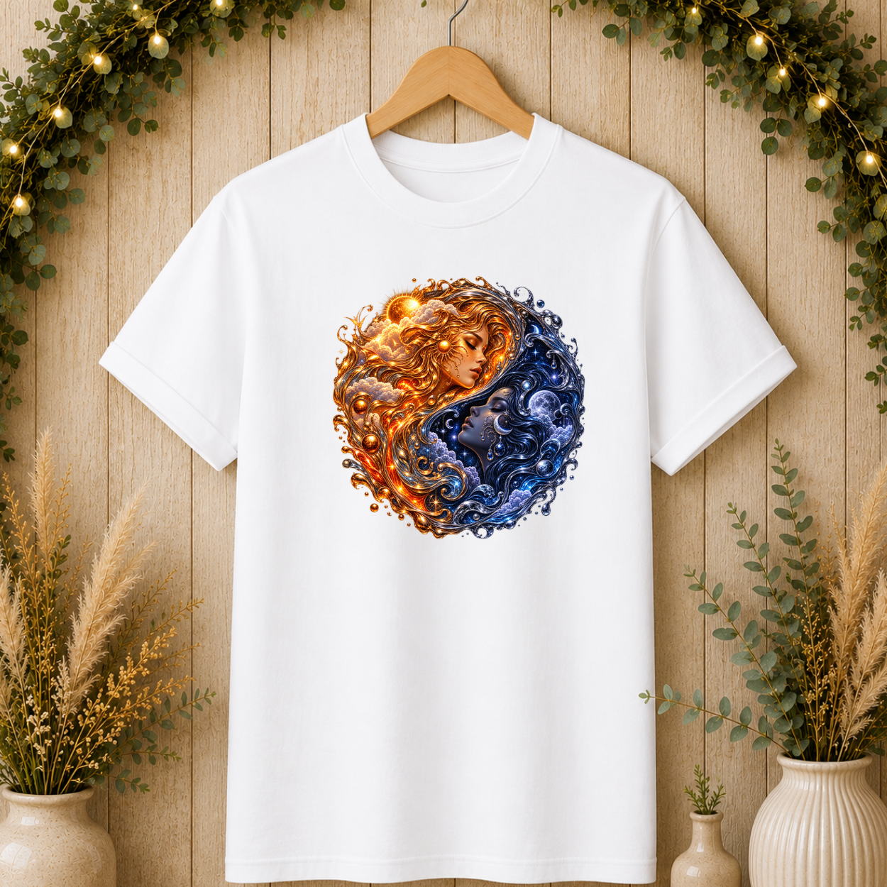 Sun & Moon Yin-Yang T-Shirt