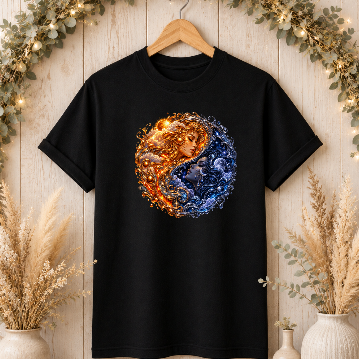 Sun & Moon Yin-Yang T-Shirt