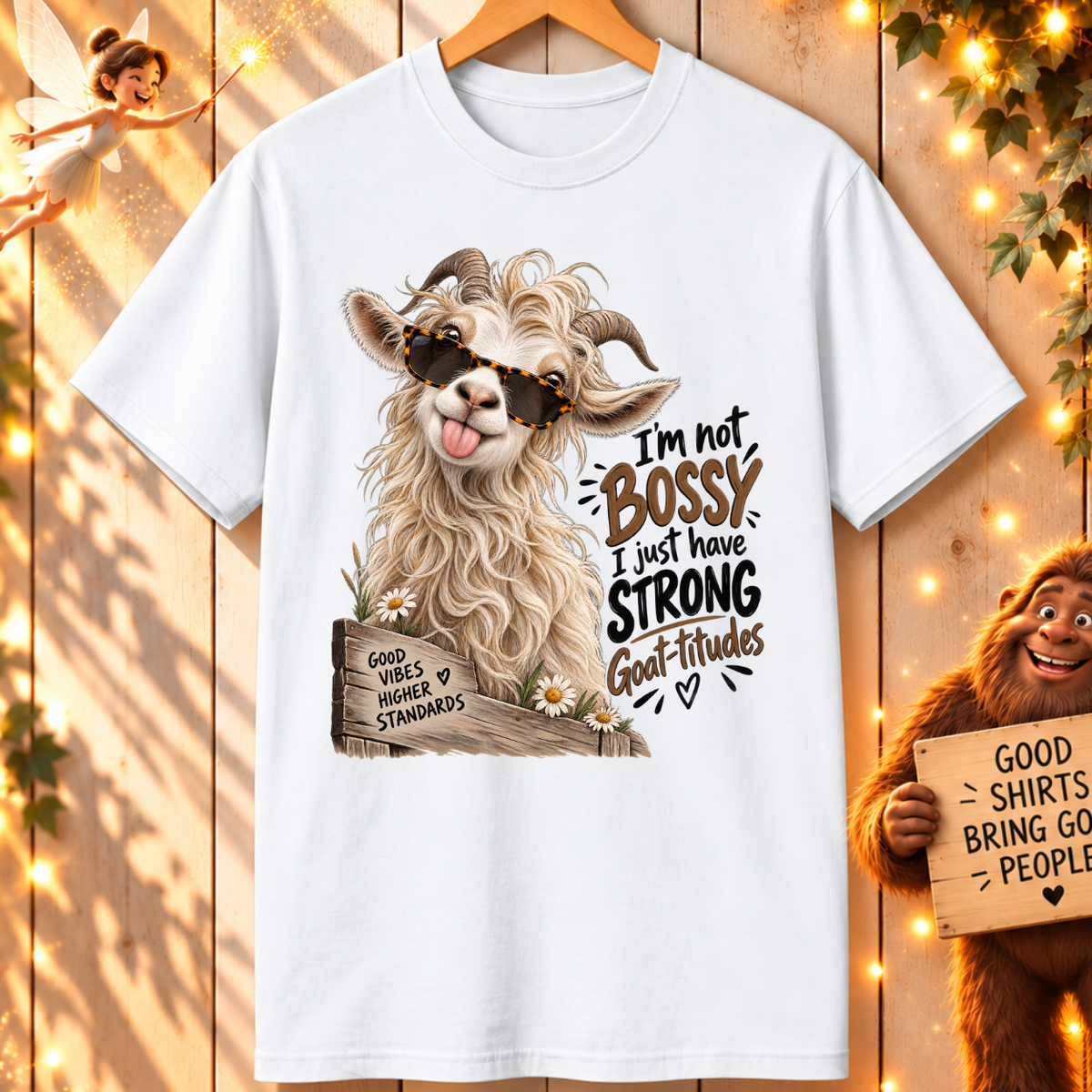 Cute Llama “I’m Not Bossy” T-Shirt