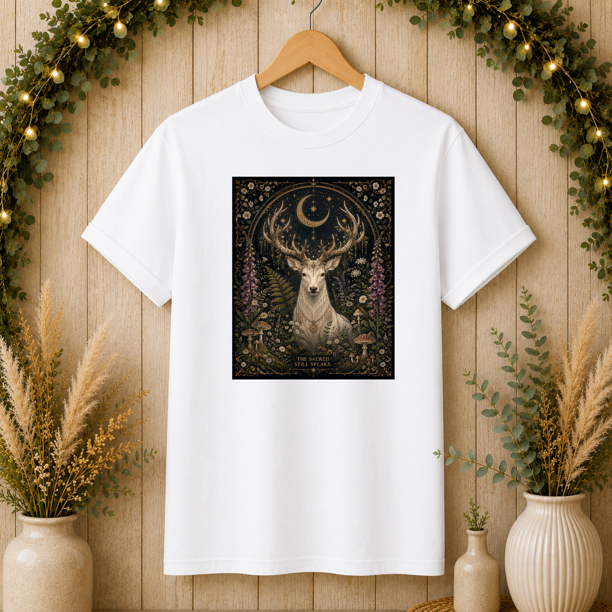 Mystic Moon Stag T-Shirt