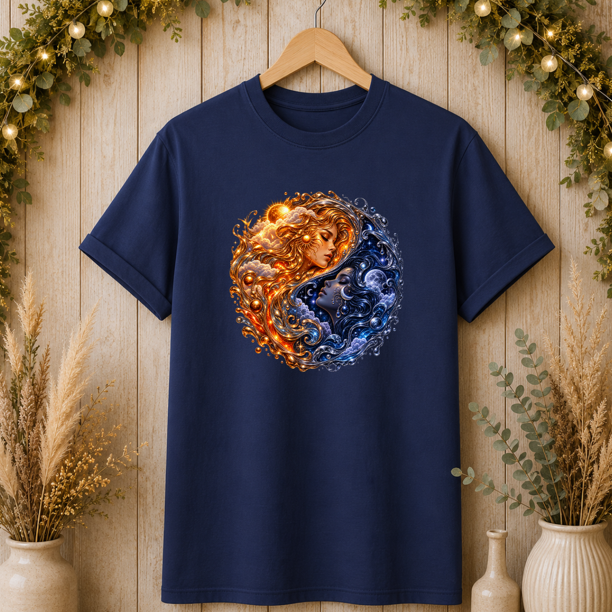 Sun & Moon Yin-Yang T-Shirt