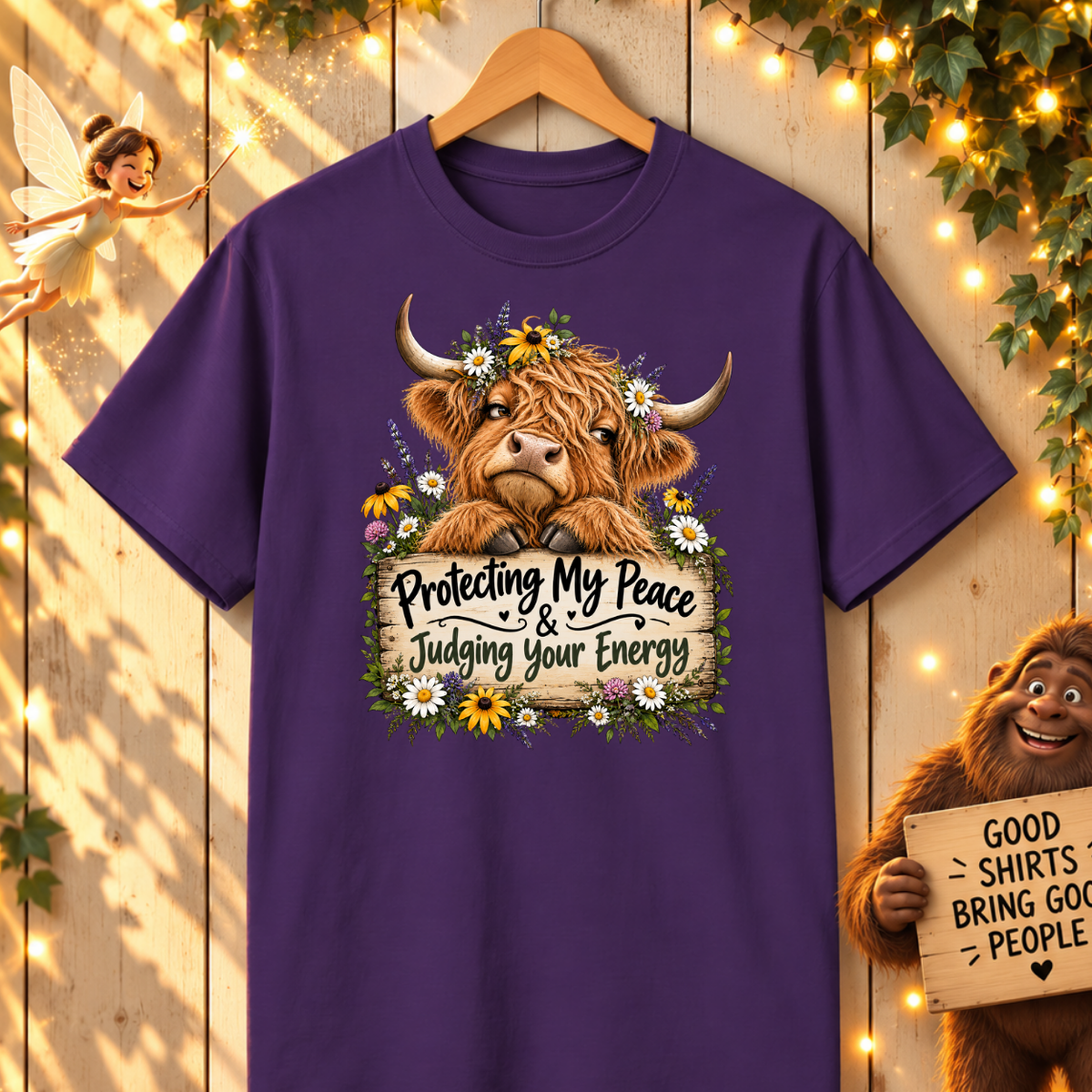 Highland cow- T‑Shirt