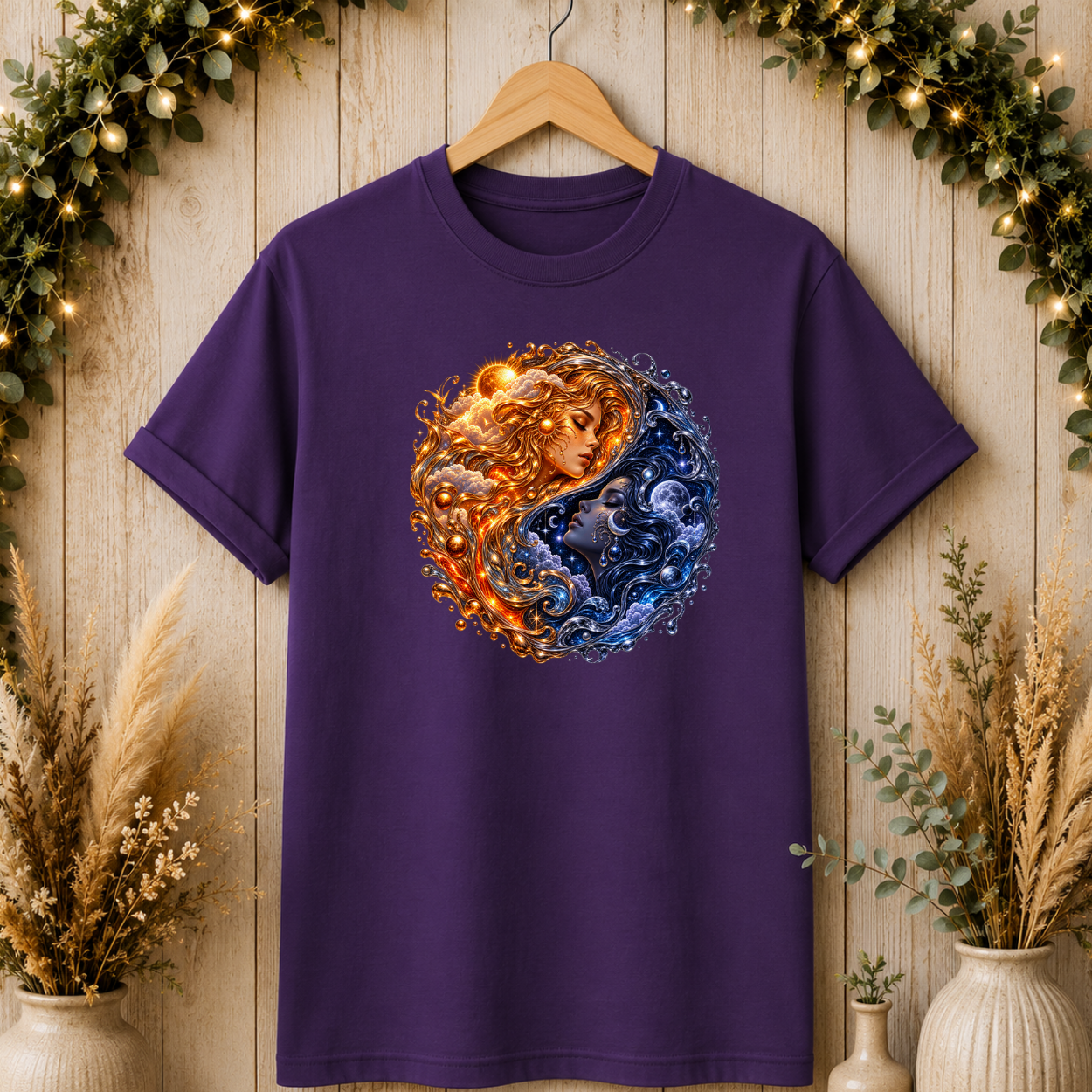 Sun & Moon Yin-Yang T-Shirt