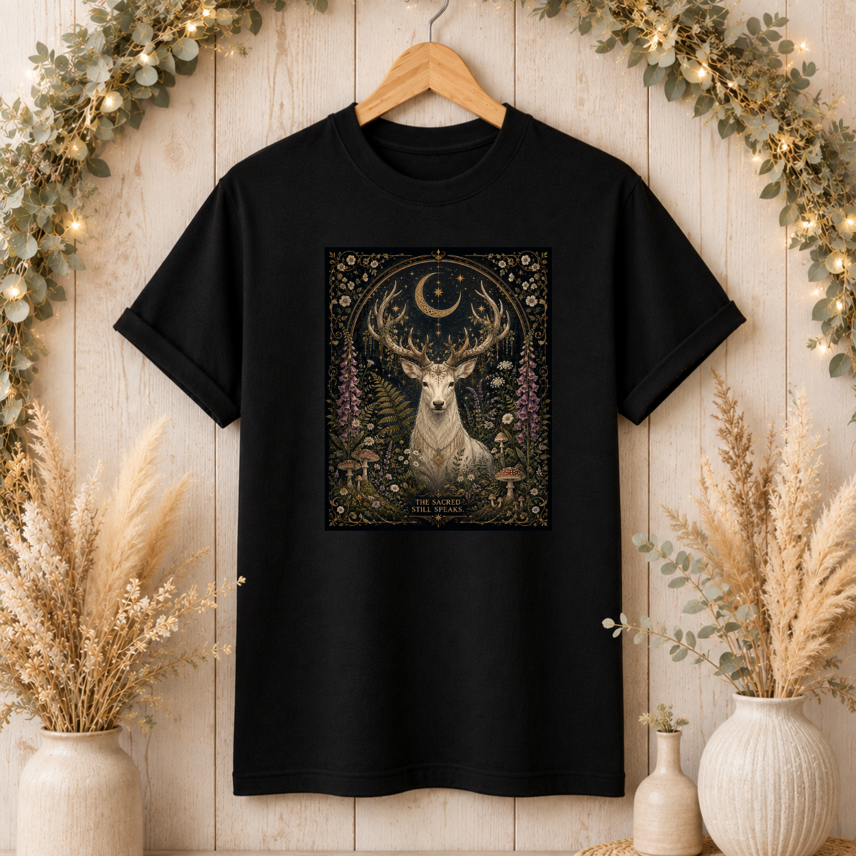 Mystic Moon Stag T-Shirt