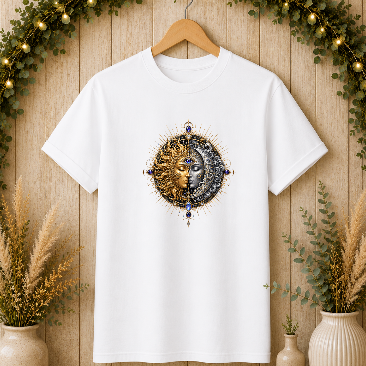 Sun and Moon Graphic T-Shirt
