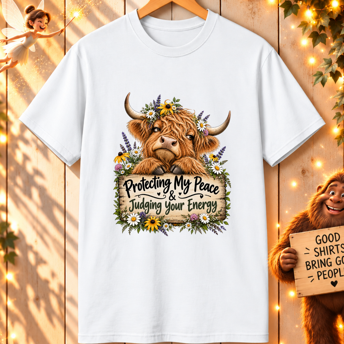 Highland cow- T‑Shirt