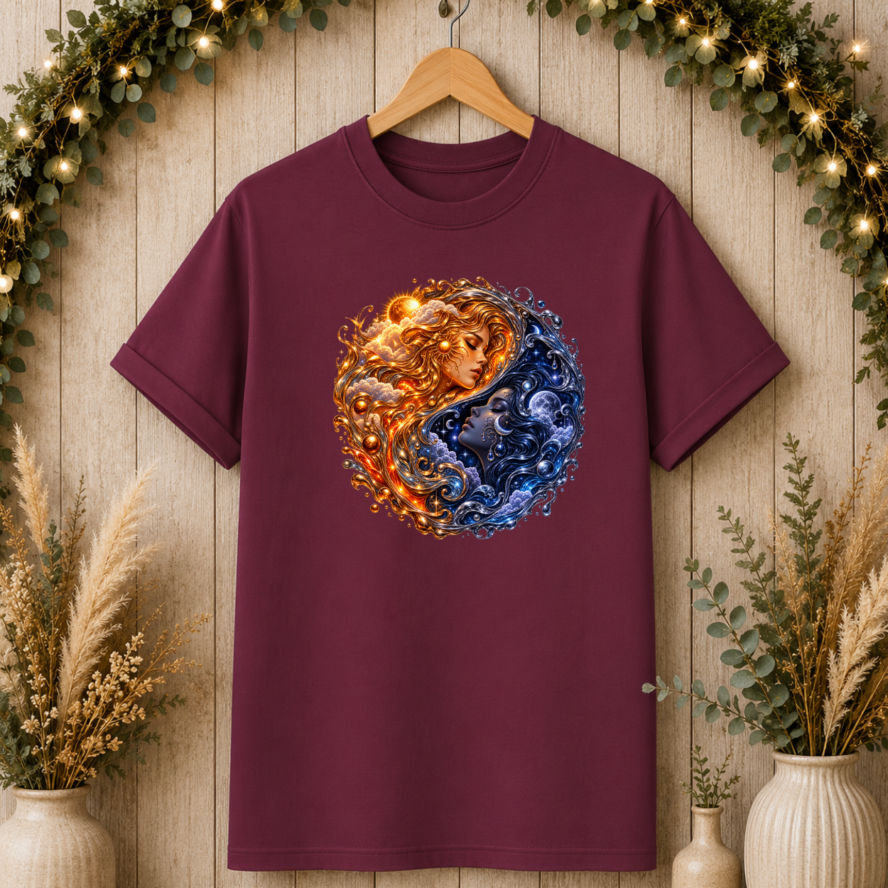 Sun & Moon Yin-Yang T-Shirt