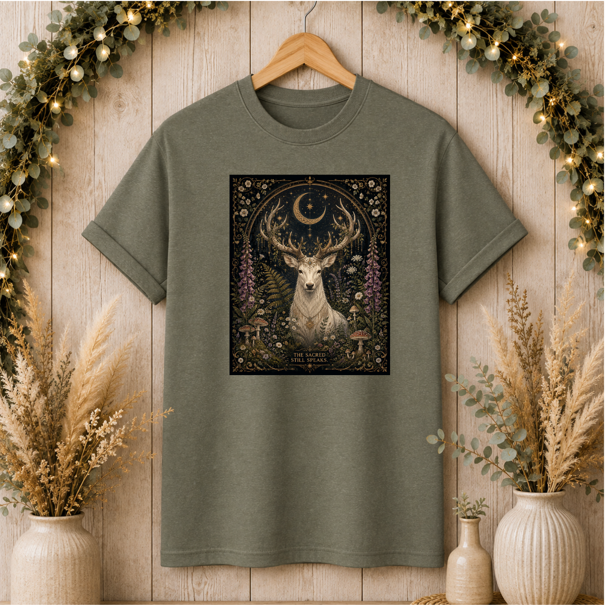 Mystic Moon Stag T-Shirt