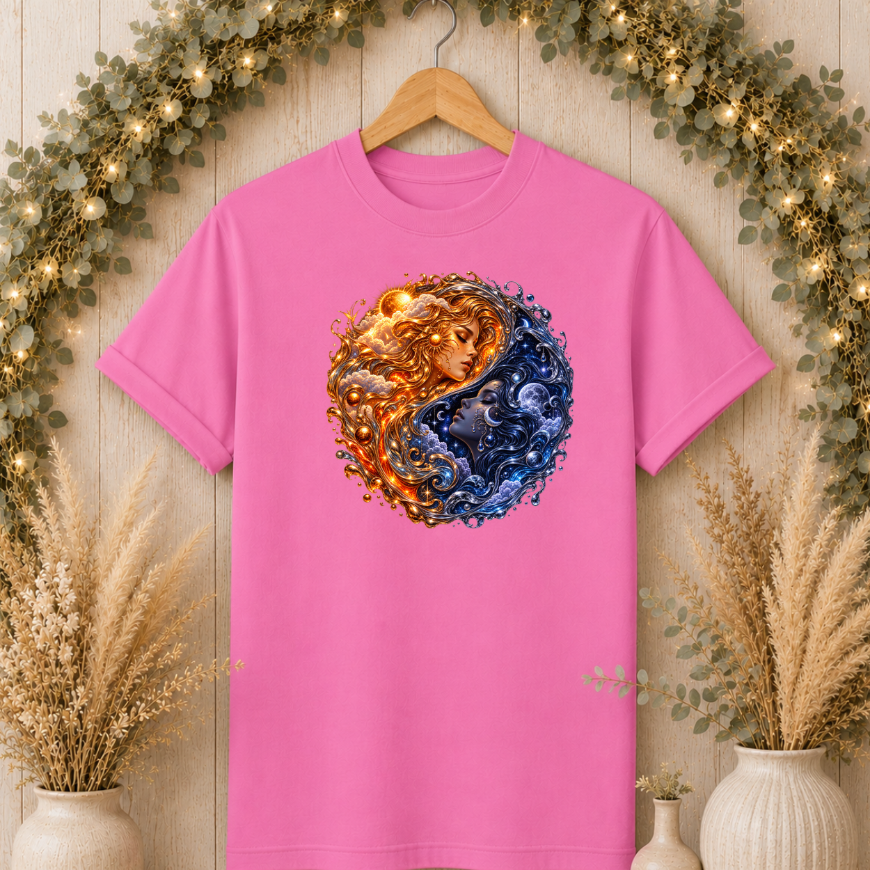 Sun & Moon Yin-Yang T-Shirt
