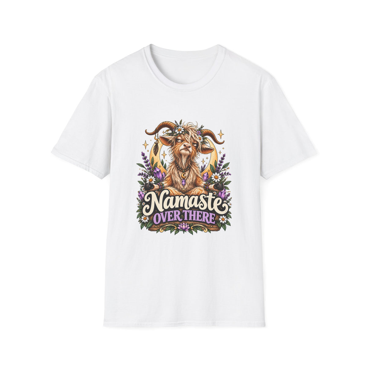 Goat T-Shirt — "Namaste Over There"