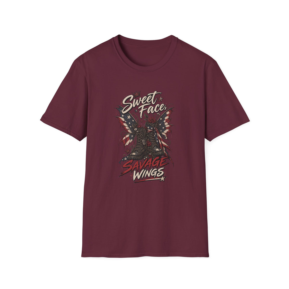 Sweet Face Savage Wings T-Shirt