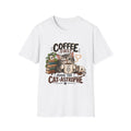 Coffee First Cat T-Shirt